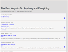 Tablet Screenshot of best-ways-to.blogspot.com