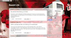 Desktop Screenshot of baumitlife.blogspot.com