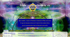 Desktop Screenshot of ecoleuniverselledelavie.blogspot.com
