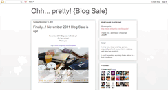 Desktop Screenshot of ohhprettysale.blogspot.com