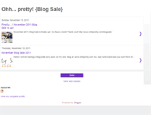 Tablet Screenshot of ohhprettysale.blogspot.com