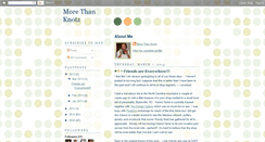 Desktop Screenshot of morethanknotz.blogspot.com