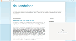 Desktop Screenshot of dekandelaar.blogspot.com