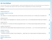 Tablet Screenshot of dekandelaar.blogspot.com