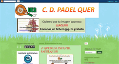 Desktop Screenshot of padelquer.blogspot.com