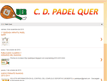 Tablet Screenshot of padelquer.blogspot.com