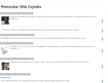 Tablet Screenshot of preescolarunacojedes.blogspot.com