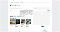 Desktop Screenshot of globaldesign-car.blogspot.com