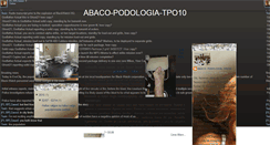 Desktop Screenshot of abaco-podologia-tpo10.blogspot.com