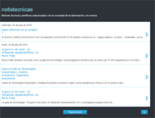 Tablet Screenshot of notistecnicas.blogspot.com