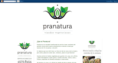 Desktop Screenshot of pranatura.blogspot.com