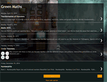 Tablet Screenshot of greenmaths.blogspot.com