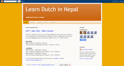 Desktop Screenshot of learndutchinnepal.blogspot.com