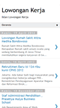 Mobile Screenshot of iklan-lowongan-kerja.blogspot.com