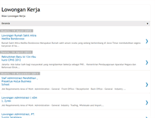 Tablet Screenshot of iklan-lowongan-kerja.blogspot.com