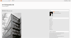 Desktop Screenshot of enbusquedadelaformamoderna.blogspot.com