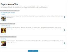 Tablet Screenshot of dapurmamaella.blogspot.com