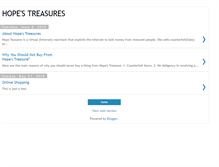 Tablet Screenshot of hope-treasures.blogspot.com