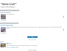 Tablet Screenshot of mimiecraft.blogspot.com