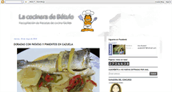 Desktop Screenshot of cocinabetulo.blogspot.com
