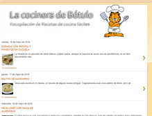 Tablet Screenshot of cocinabetulo.blogspot.com
