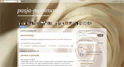 Desktop Screenshot of pasja-monimarce.blogspot.com