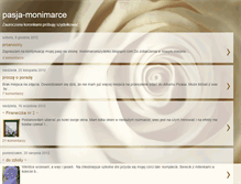 Tablet Screenshot of pasja-monimarce.blogspot.com