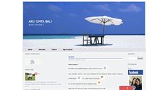 Desktop Screenshot of akucintabali.blogspot.com