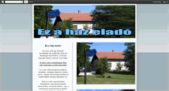 Desktop Screenshot of ez-a-haz-elado.blogspot.com