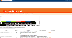 Desktop Screenshot of lavoroelavori.blogspot.com