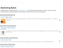 Tablet Screenshot of bluemediamarketing.blogspot.com