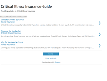 Tablet Screenshot of critical-illness-insurances.blogspot.com