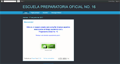 Desktop Screenshot of prepa16chimalhuacan.blogspot.com