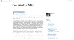 Desktop Screenshot of newexperimentation.blogspot.com