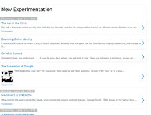 Tablet Screenshot of newexperimentation.blogspot.com