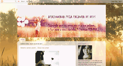 Desktop Screenshot of apaixonadapelapalavradedeus.blogspot.com