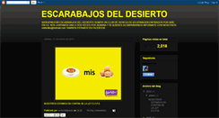 Desktop Screenshot of escarabajosdeldesierto.blogspot.com