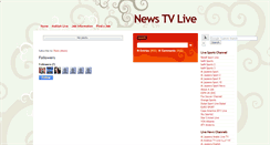 Desktop Screenshot of newstvlive.blogspot.com