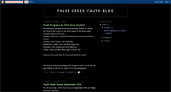 Desktop Screenshot of falsecreekyouth.blogspot.com