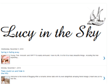 Tablet Screenshot of lucyisintheskywithdiamonds.blogspot.com