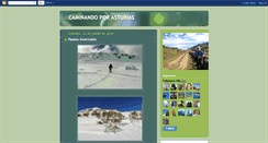 Desktop Screenshot of caminandoporasturias.blogspot.com