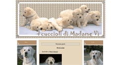 Desktop Screenshot of cuccioligoldenretriever.blogspot.com