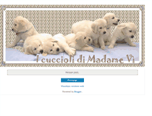 Tablet Screenshot of cuccioligoldenretriever.blogspot.com