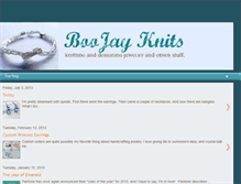 Tablet Screenshot of boojayknits.blogspot.com