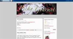 Desktop Screenshot of pickygourmet.blogspot.com