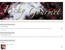 Tablet Screenshot of pickygourmet.blogspot.com
