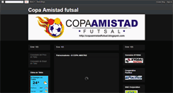 Desktop Screenshot of copaamistadfutsal.blogspot.com