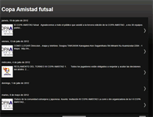 Tablet Screenshot of copaamistadfutsal.blogspot.com