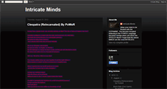 Desktop Screenshot of intricate-minds.blogspot.com