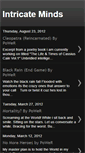 Mobile Screenshot of intricate-minds.blogspot.com